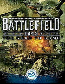 "Battlefield 1942: The Road to Rome" add-onunun rəsmi afişası