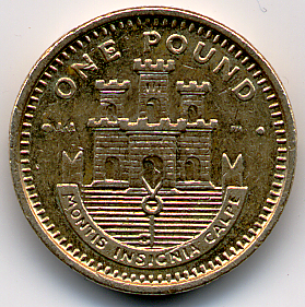 Datoteka:One pound coin (Gibraltar) reverse.png