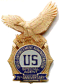 Drug Enforcement Administration badge.
