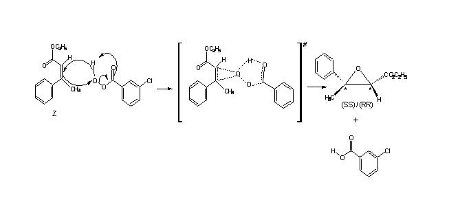 File:Mécanisme Epoxydation (MCPBA).