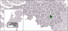Poziția localității Nuenen, Gerwen en Nederwetten