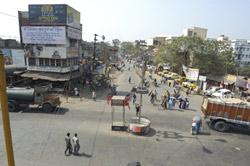 Madhyamgram Crossing (Chowmatha) on Jessore Road