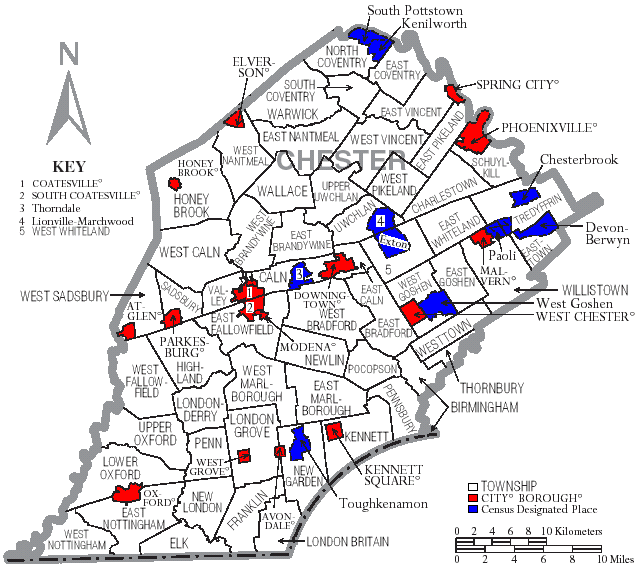 Maps of Chester County