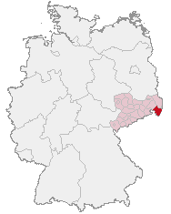 Circondario di Löbau-Zittau – Localizzazione