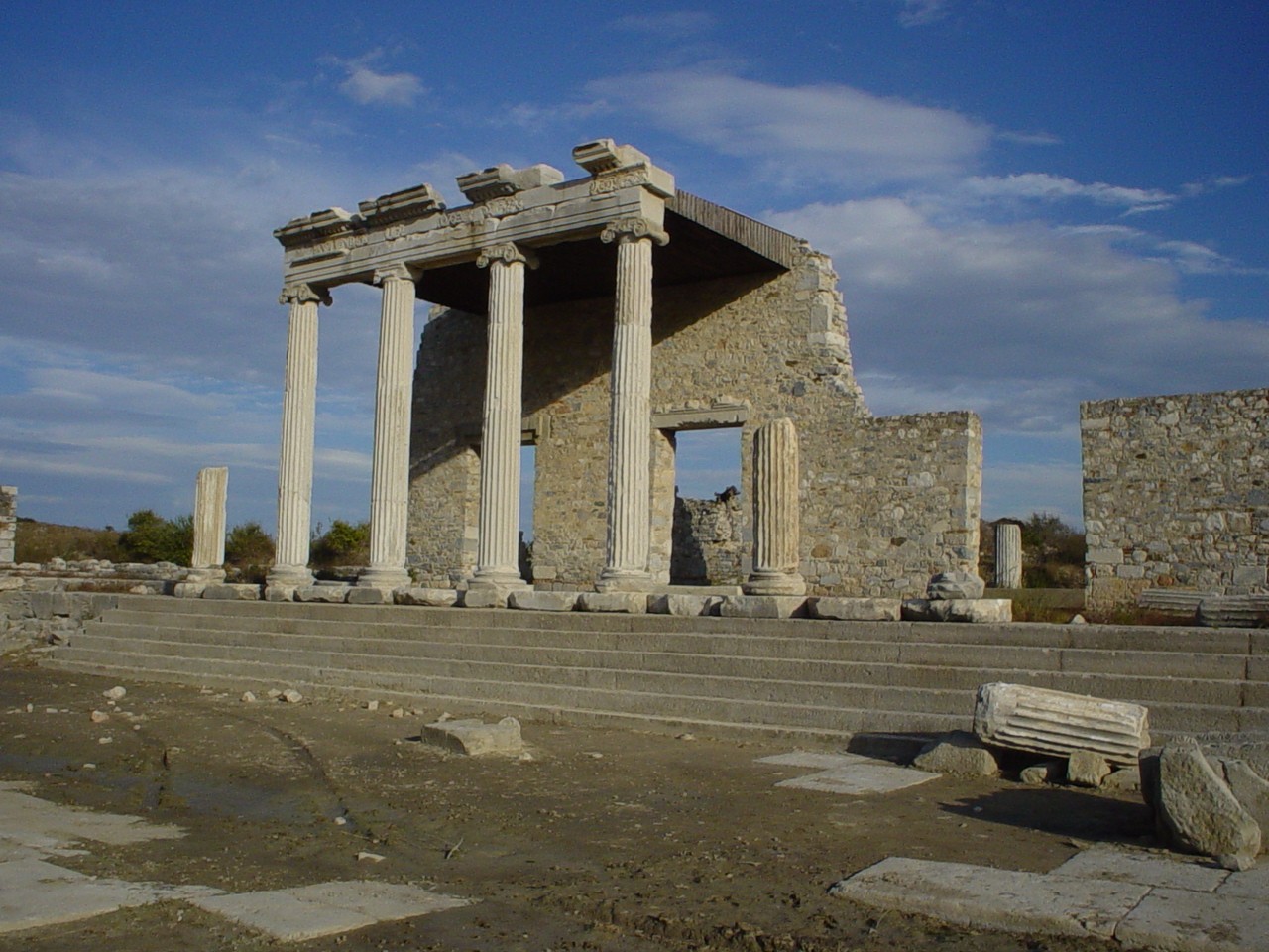 The Ionic Stoa on the Sacred Way in Miletus.