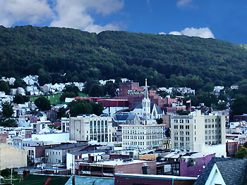 View of Pottsville, Pennsylvania.