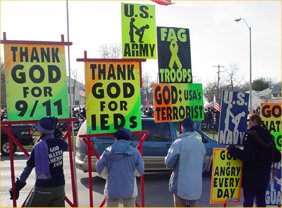 Picketing in Topeka, 2005