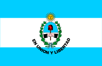 Image of the front side of the San Juan province flag. 