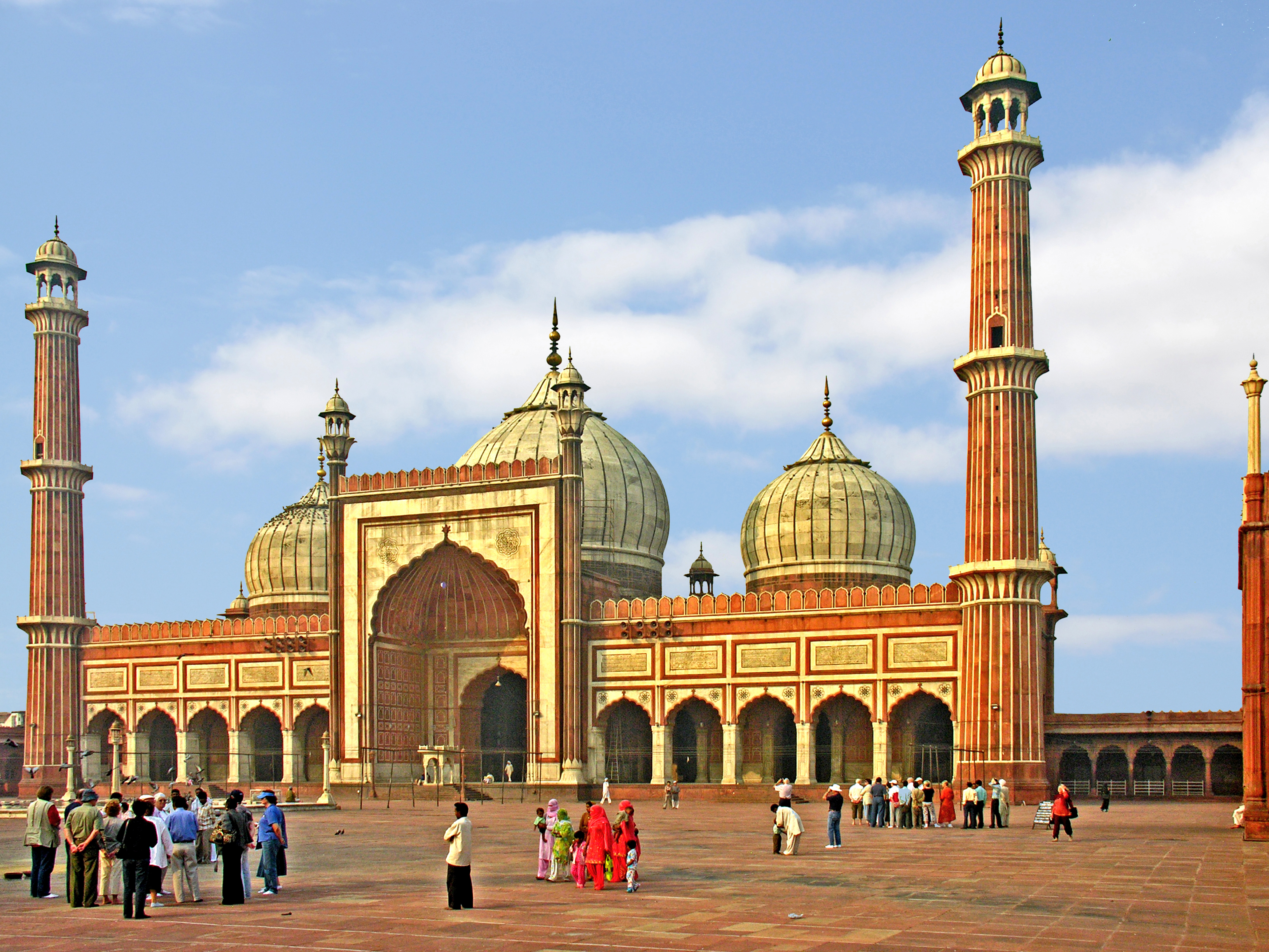 Jama Masjid, Delhi built by Shah Jahan, 1656.