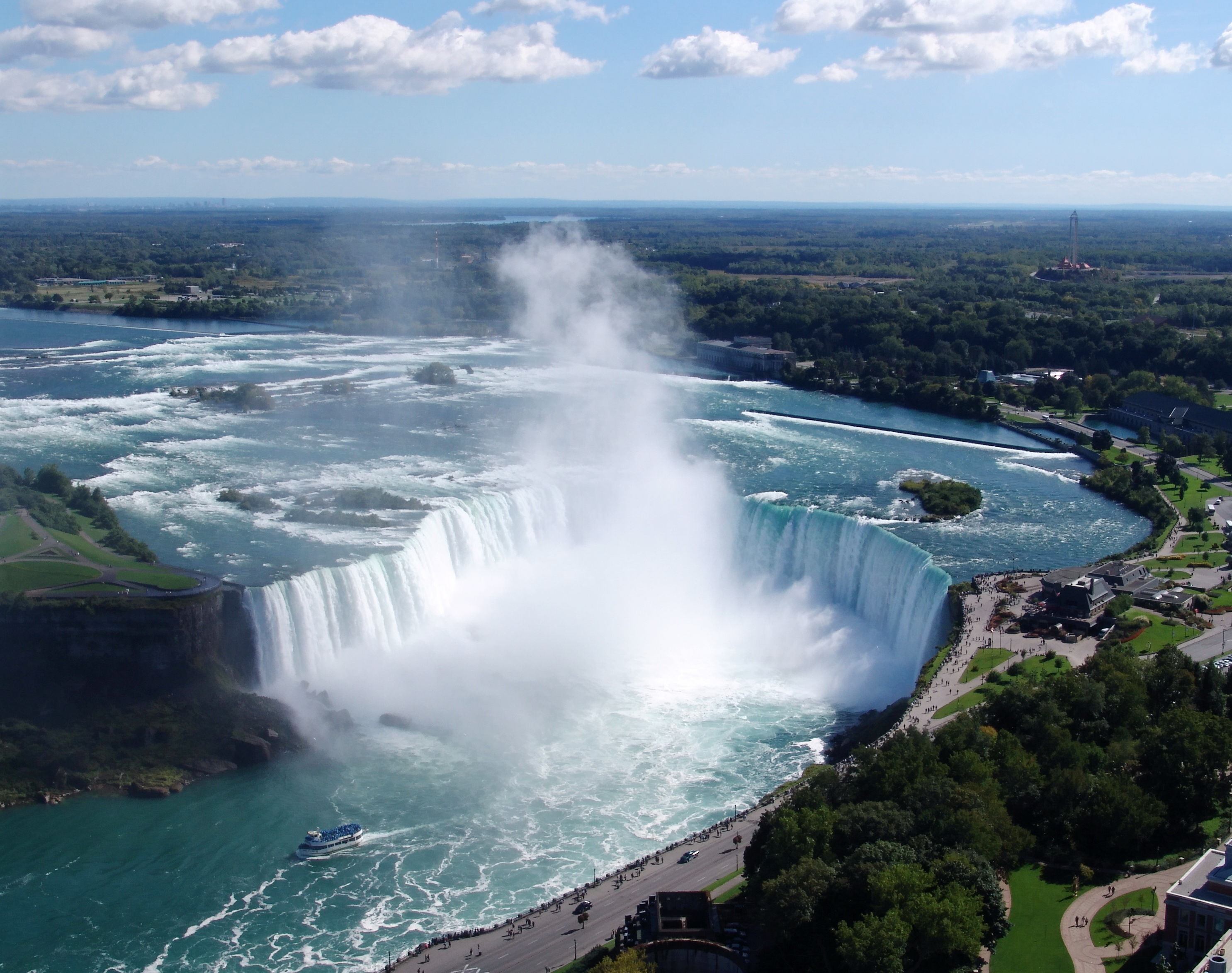 English: Niagara Falls: Horseshoe Falls view. ...