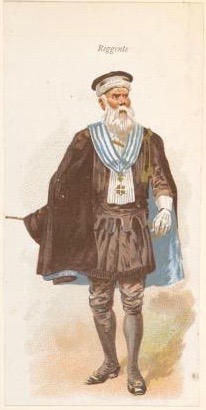 Captain Regent wearing the official garbs of the office and the collar of the Order of San Marino Capitano Reggente.jpg