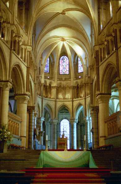 The east end of Canterbury Cathedral, Designed by William Troon van de aartsbisschop canterbury.jpg