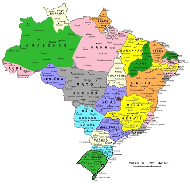 File:Divisão Política do Brasil.png