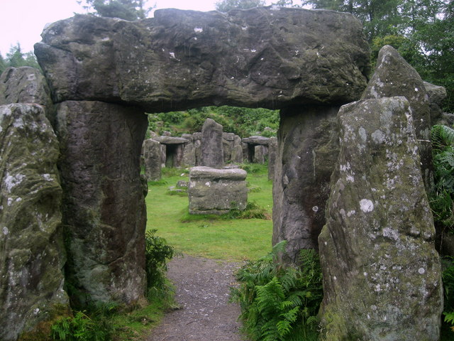 Druid's Temple - a mini Stonehenge - geograph.org.uk - 1419678