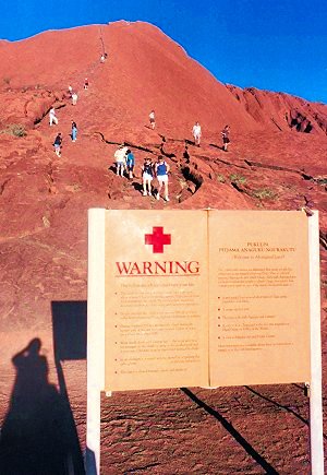 From Wikipedia-Uluruwarning