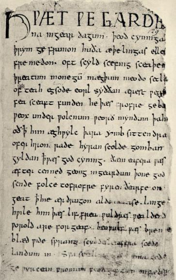 Beowulf Original Manuscript