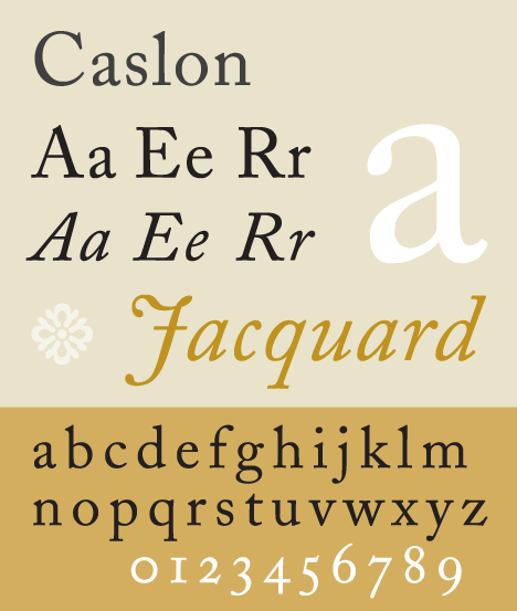 Adobe Caslon Sample