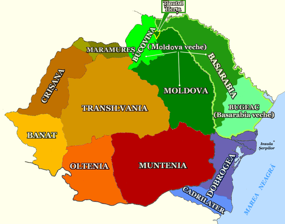 Romania#39;s Regional Map.