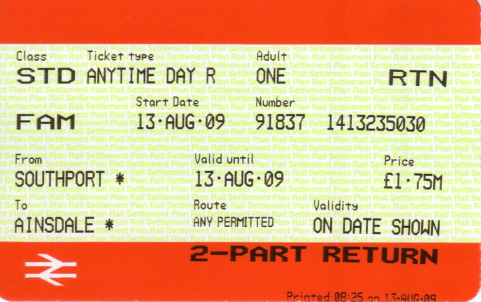 Train ticket