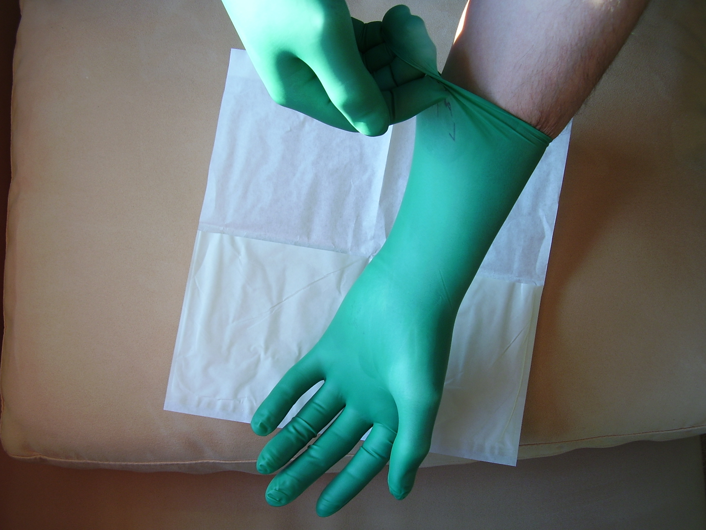 surgical gloves