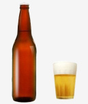The 600 ml beer bottle is the standard reused ...