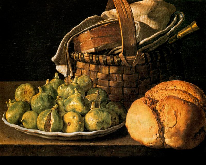 Mes natures mortes préférées Luis_Melendez,_Still_Life_with_Figs,_Musee_du_Louvre