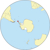 Location of the South Shetlands.