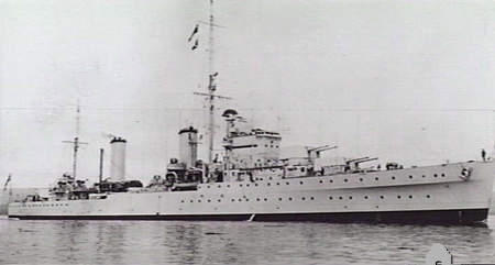 HMS Galatea on completion