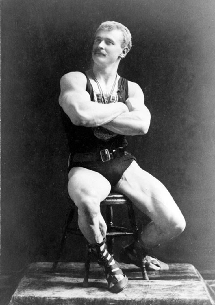 Portrait of strongman Eugen Sandow (1867-1925)