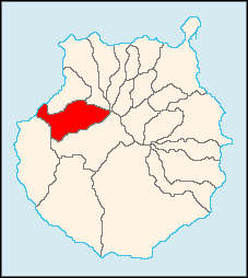 Kaart van Artenara