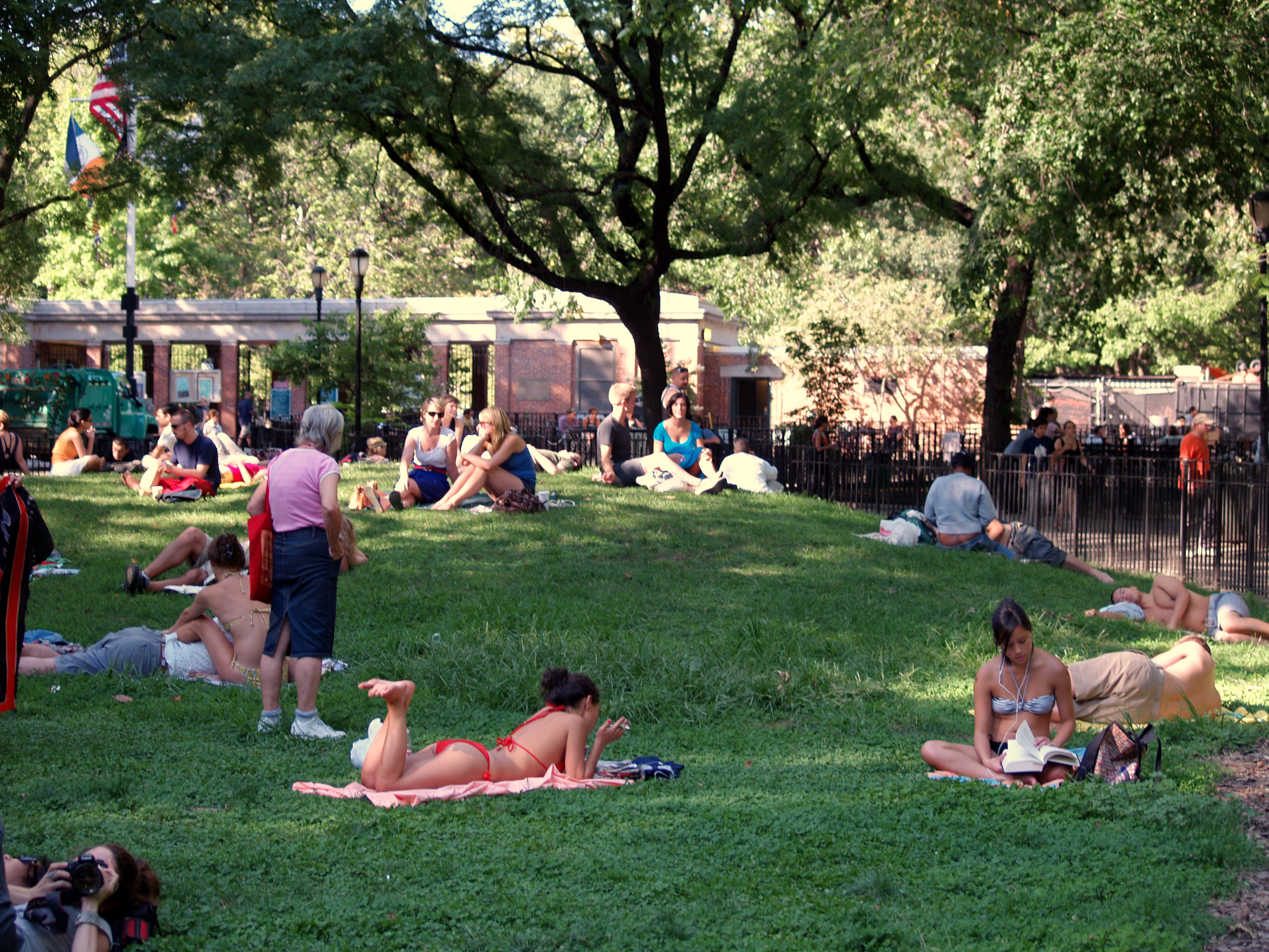 Tompkins Square Park en Nueva York, 2008 (wikimedia.org)