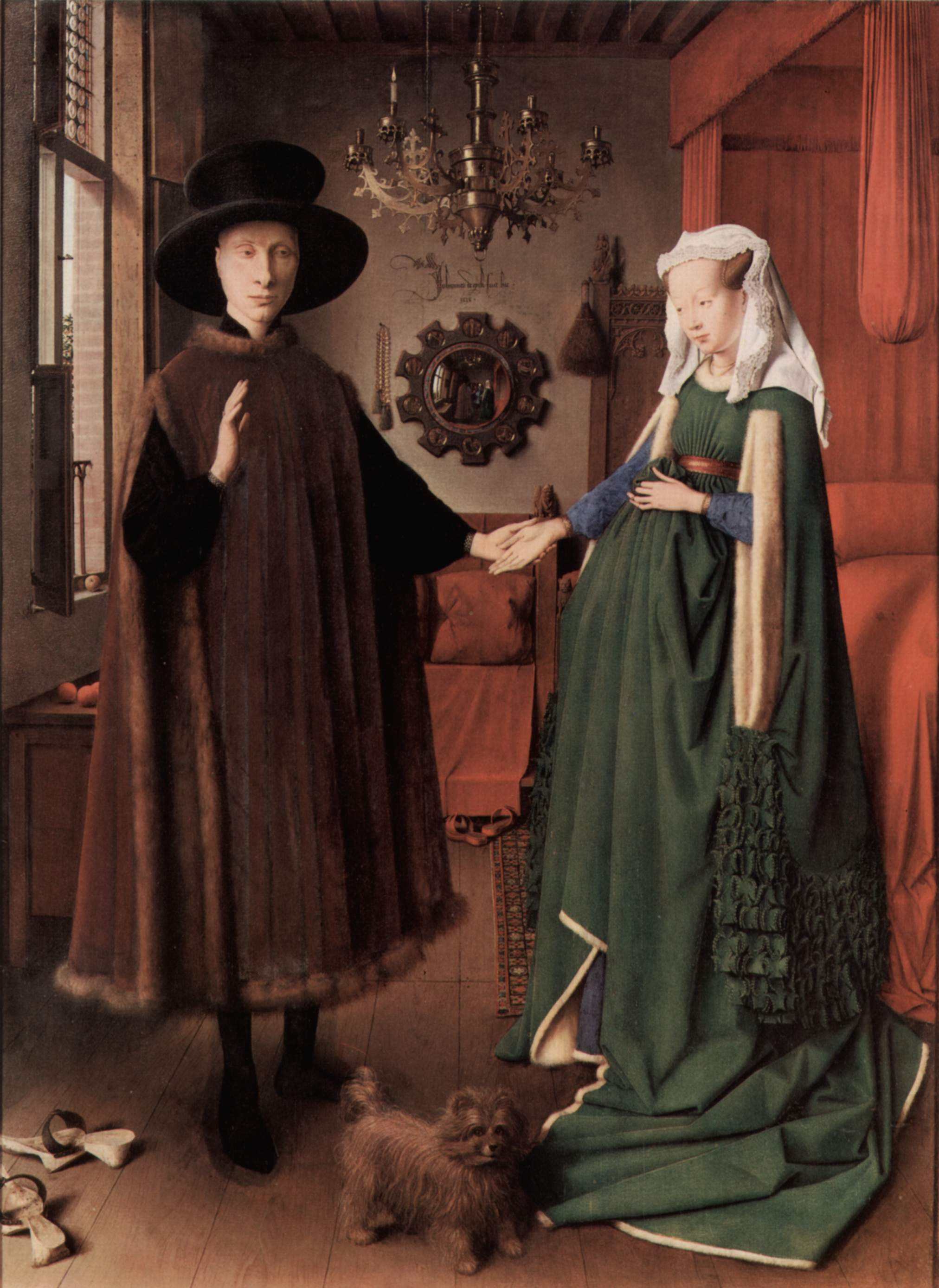 The Arnolfini Portrait, Van Eyck, 1434