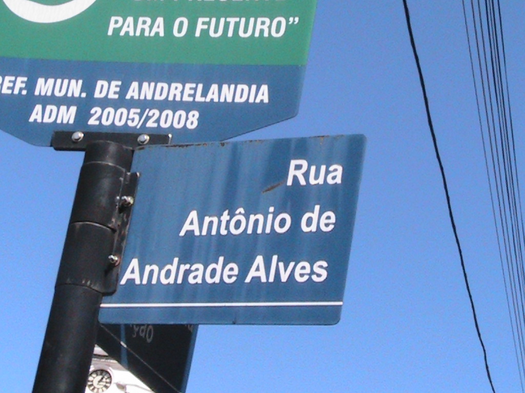 Placa De Rua