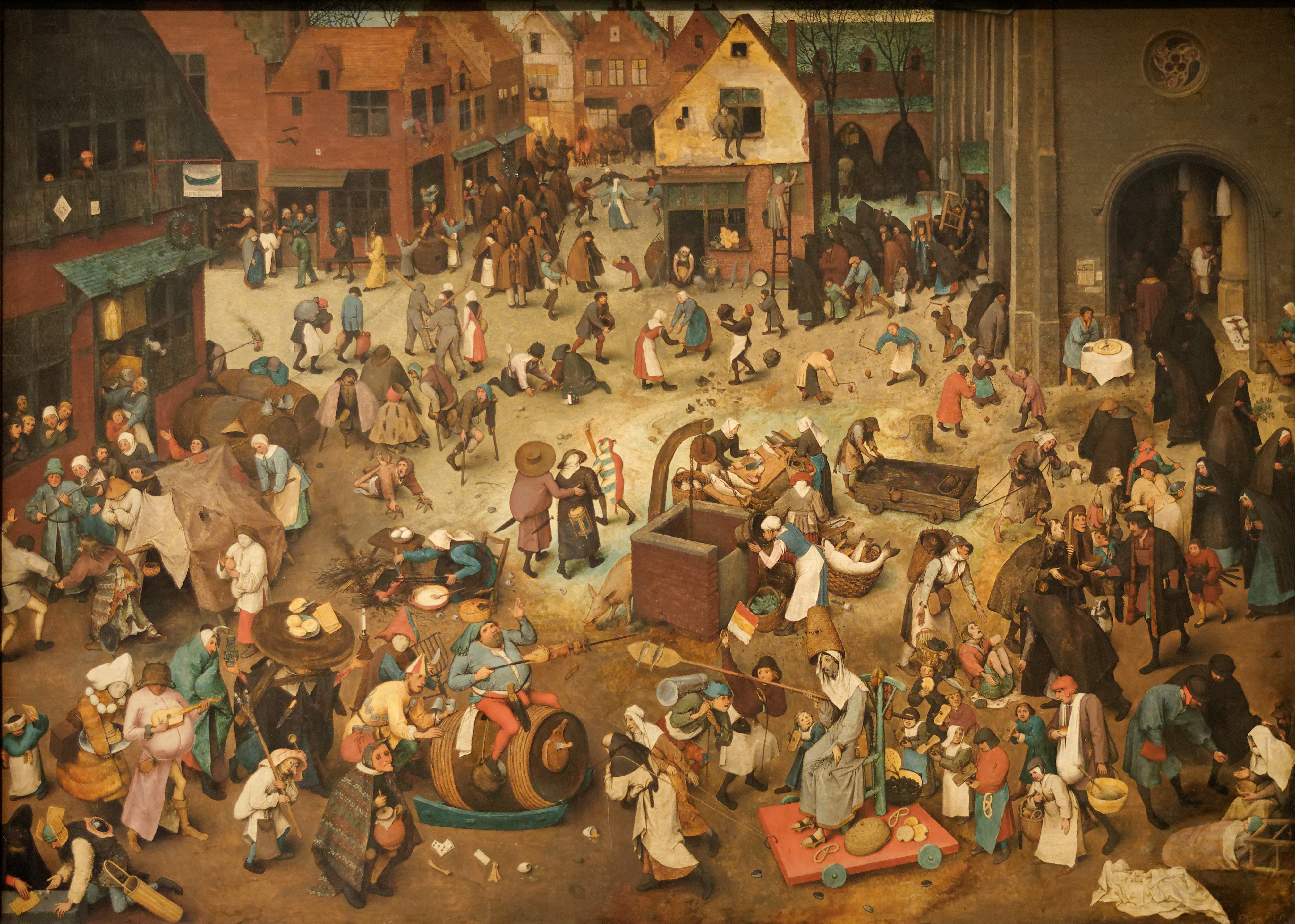Le bat de Carnaval et de Carême Pieter Brueghel l Ancien
