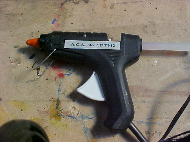 A glue gun