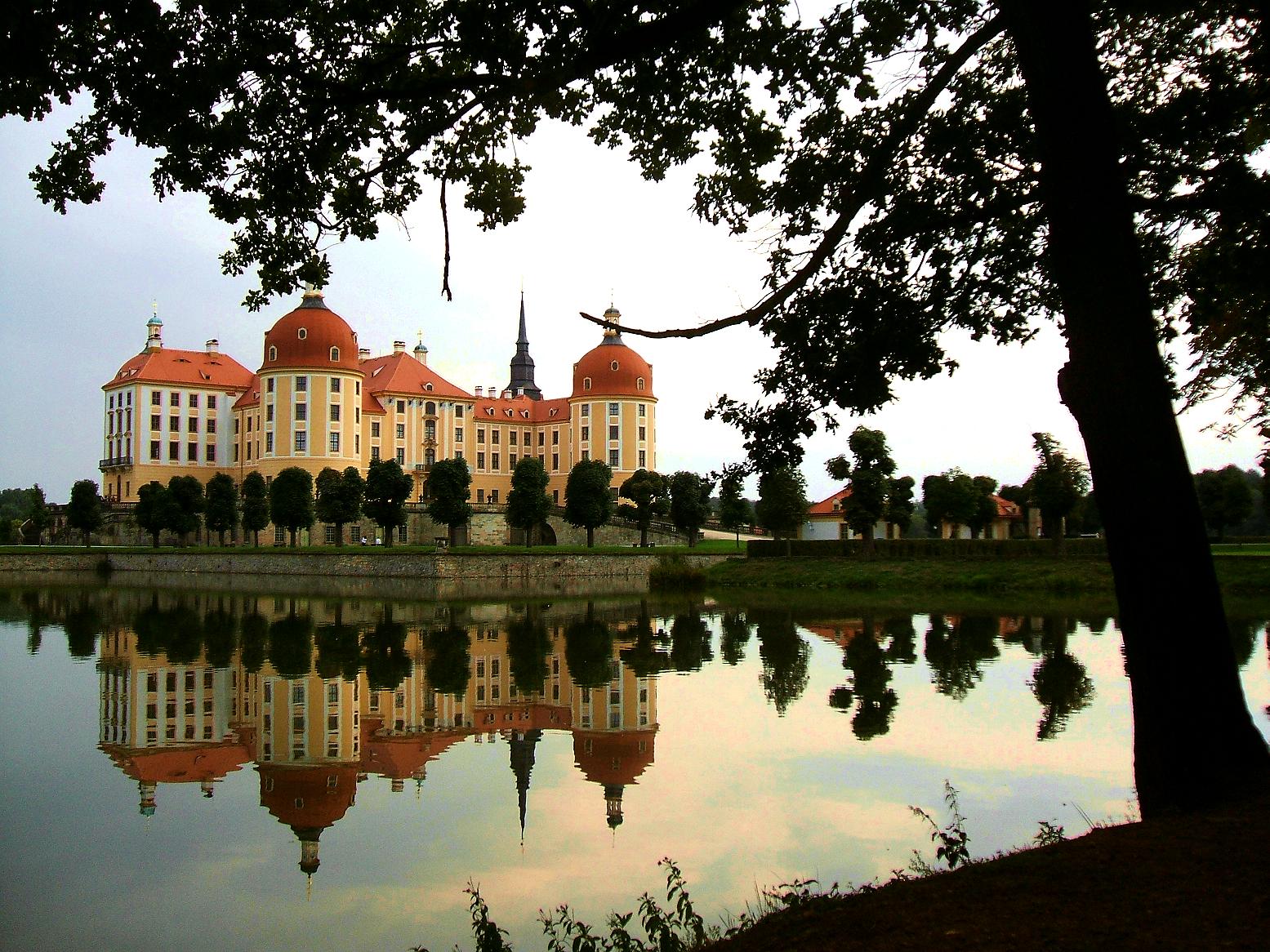 Schloss Moritzburg (Uferblick)