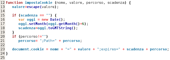 JavaScript Listato_esempio_javascript