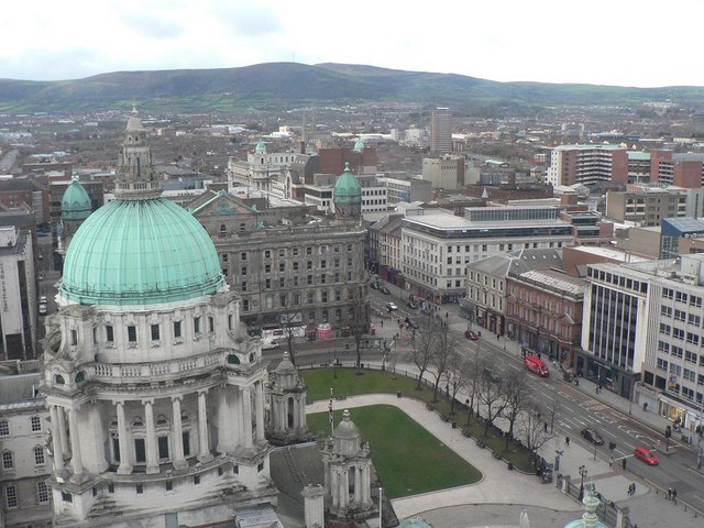 Belfast, City Hall dome and beyond - geograph.org.uk - 611343