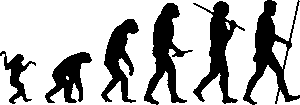 Simplified scheme of human evolution, it does ...