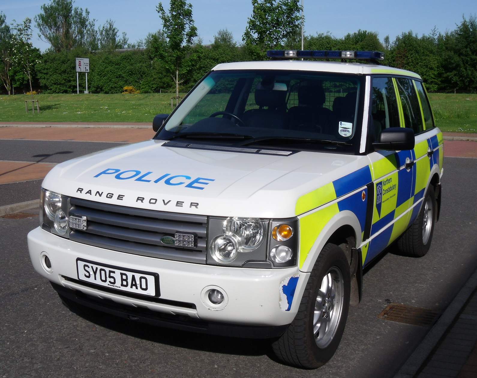 Police Range Rover