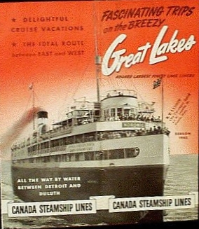 Brochure for the SS Noronic's 1942 season