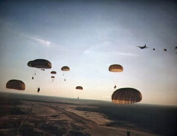 File:US Army Rangers parachute into Grenada during Operation Urgent Fury.jpg