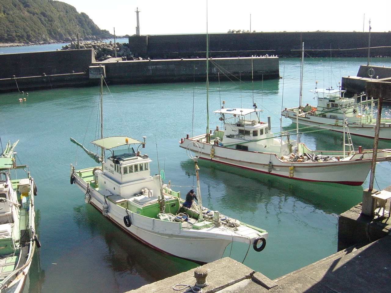 Squid Fishing Boat