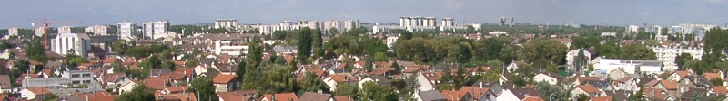 Panorama over Aulnay-sous-Bois