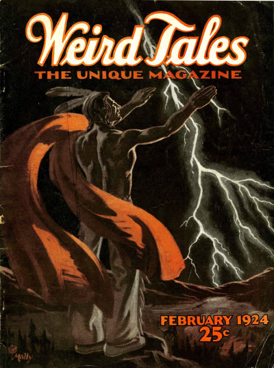 Weird Tales THE UNIQUE MAGAZINE FEBRUARY 1924 25c