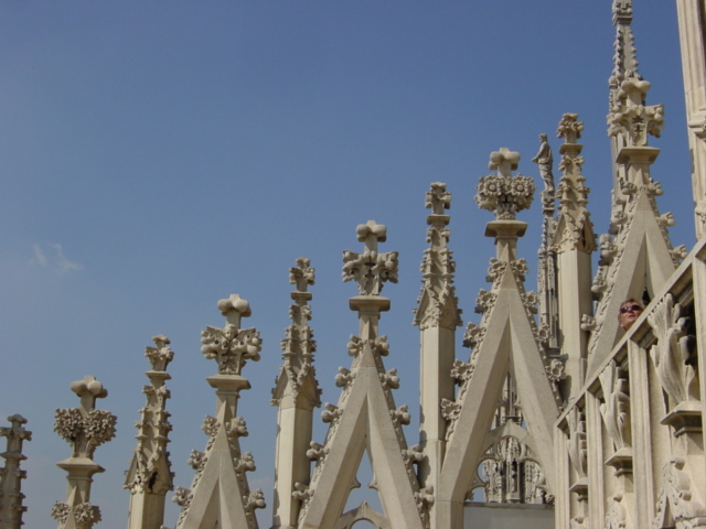 detal katedry w Mediolanie