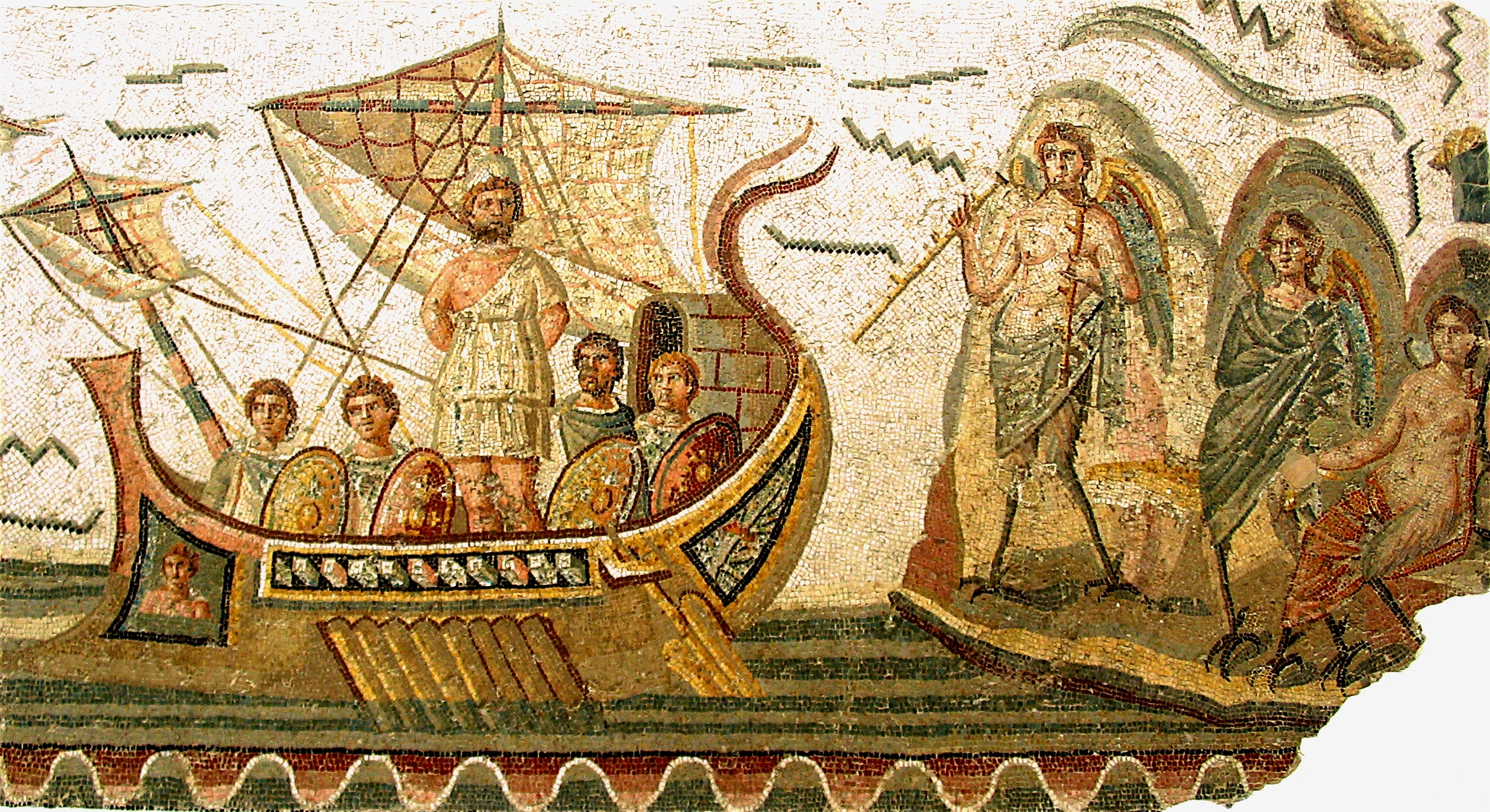 File:Mosaïque d'Ulysse et les sirènes.jpg - Wikimedia Commons