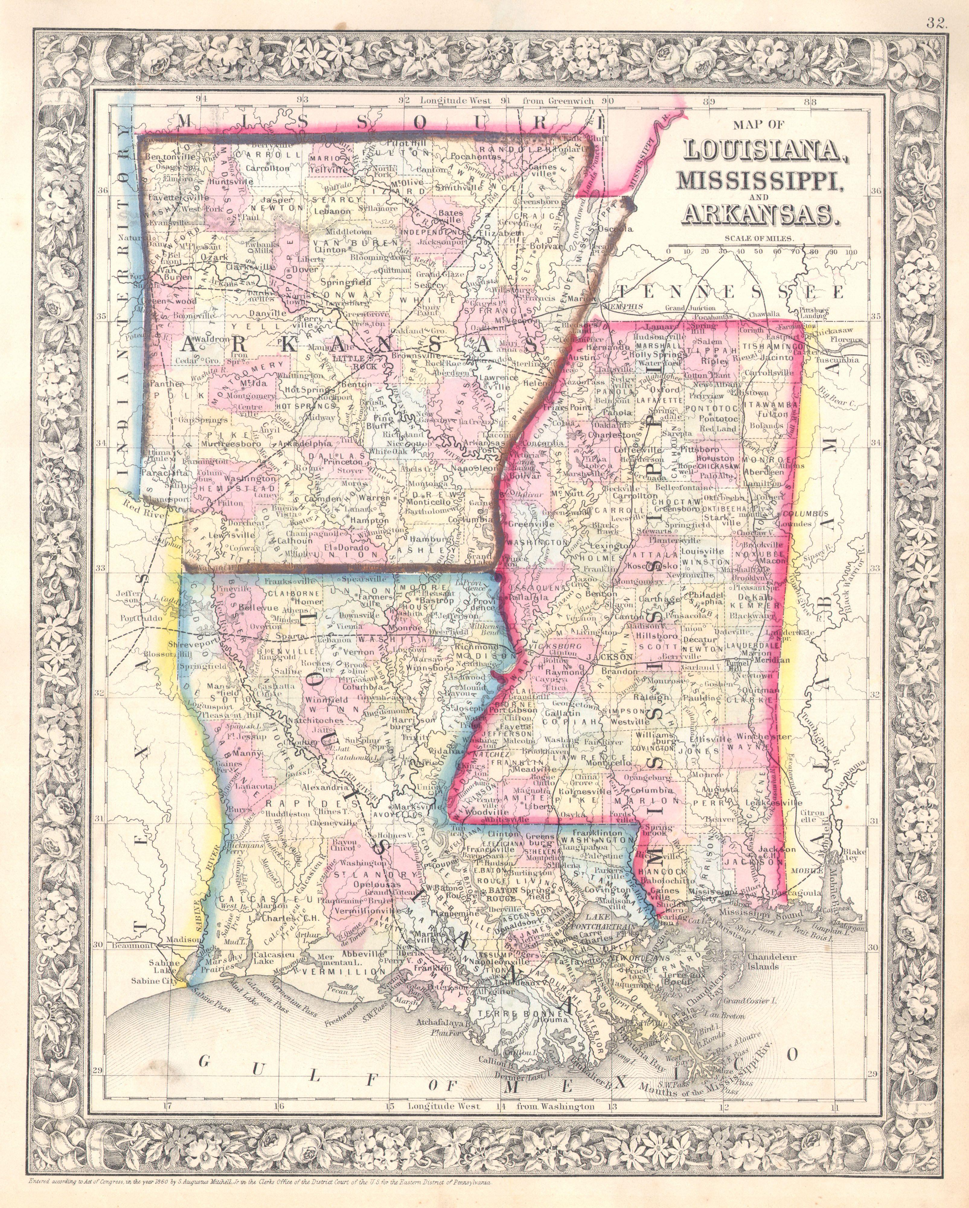Louisiana And Mississippi