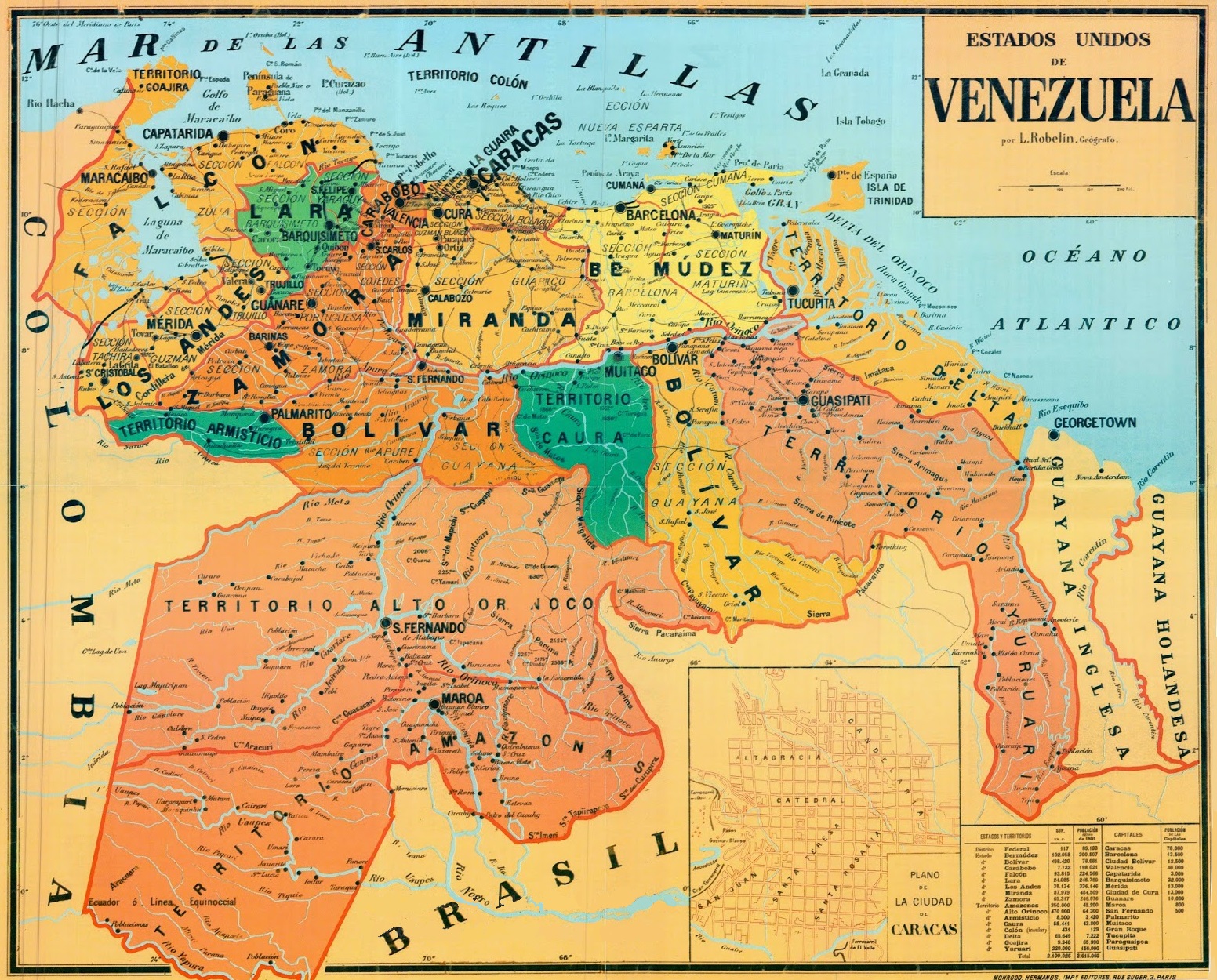 File:Mapa de los Estados Unidos de Venezuela.jpg - Wikimedia Commons