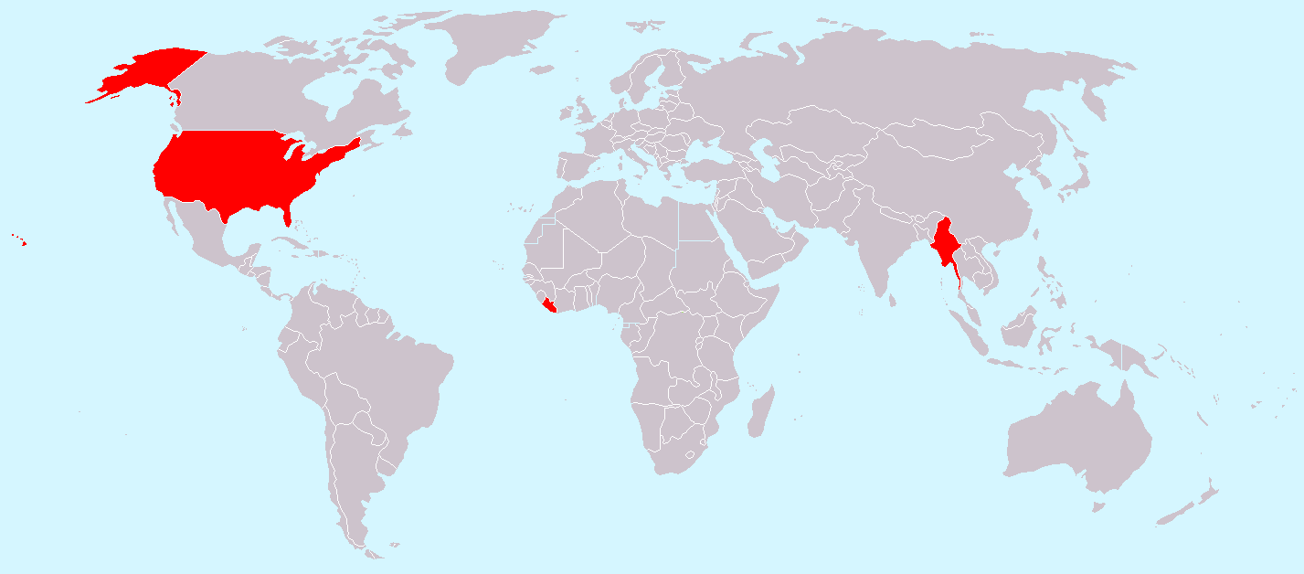 Metrisches System in der Welt